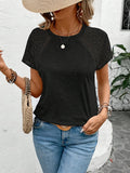 Raya | Elegant Summer Round Neck Blouse