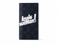 Louis Vuitton Brazza Wallet – Monogram Eclipse Galaxy Blue "louis vuitton!"