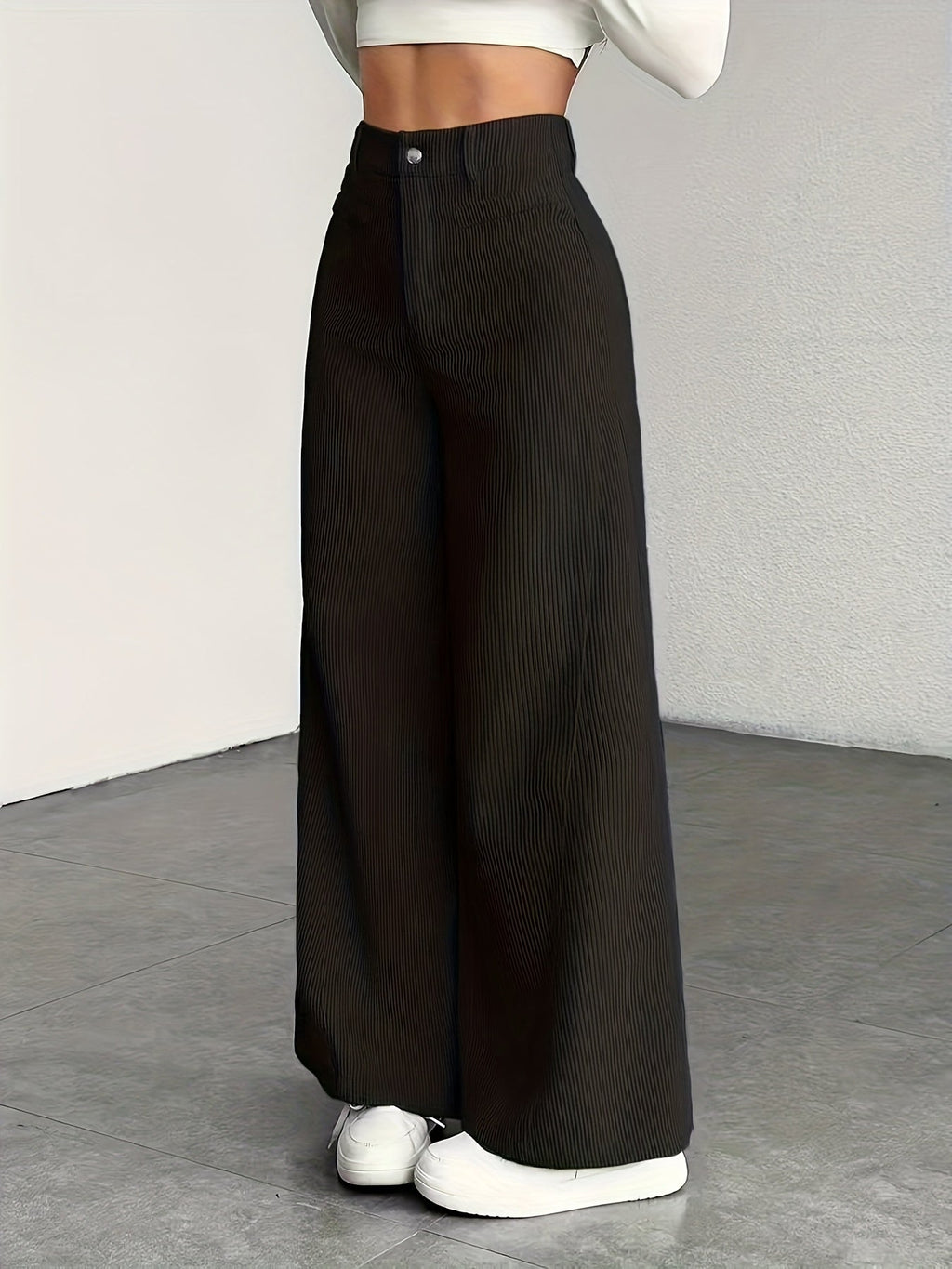 Nora | High-Waisted Wide-Leg Trousers