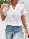 Lila | Casual Floral Button-Up Blouse