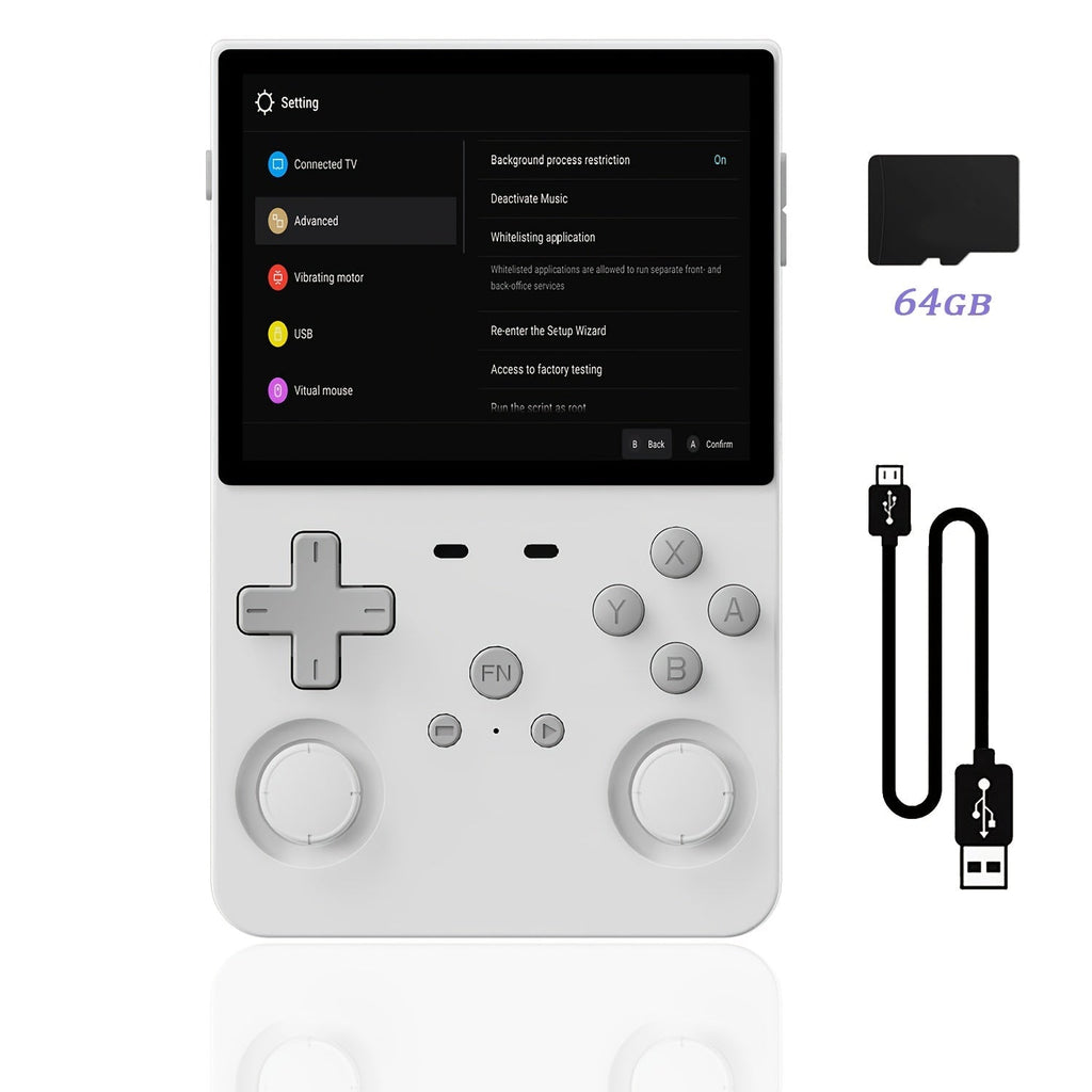 Handheld Game Console L35 with 3.5-Inch IPS HD Display, Open- Linux & 64GB/128GB Storage Options