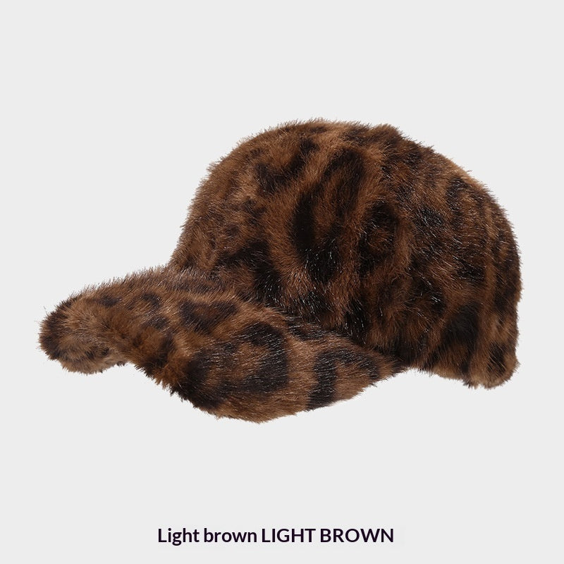 Parker Baseballkappe mit Leopardenmuster – Unisex, Polyester, Einheitsgröße