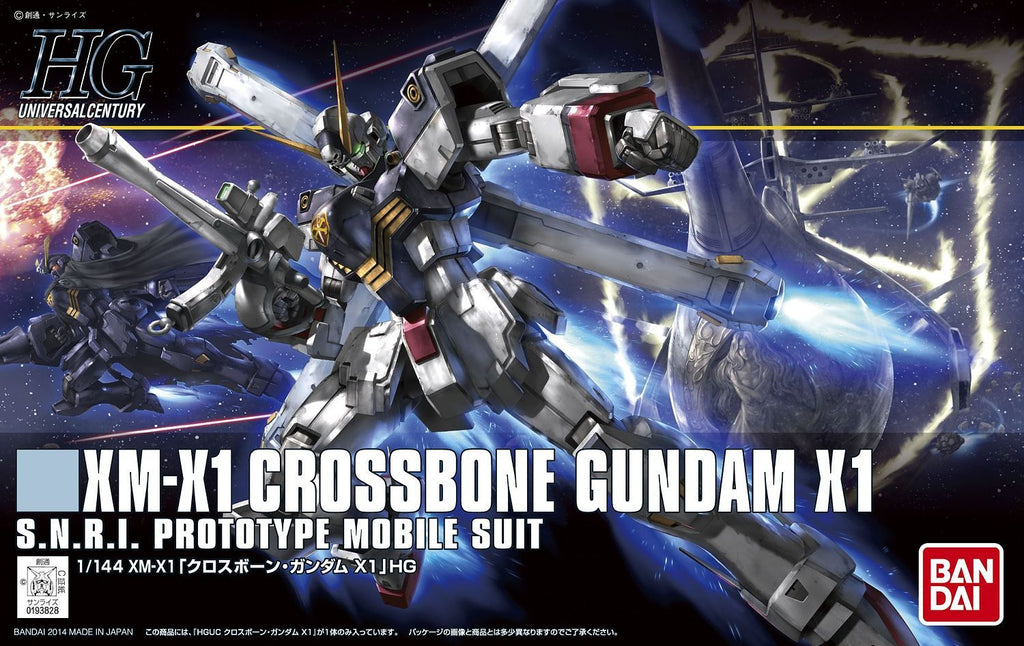 HG XM-X1 Crossbone Gundam X1 1/144