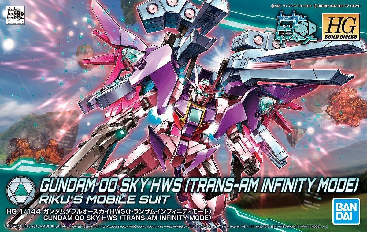 HG Gundam 00 Sky HWS (Trans-Am Infinity Mode) 1/144