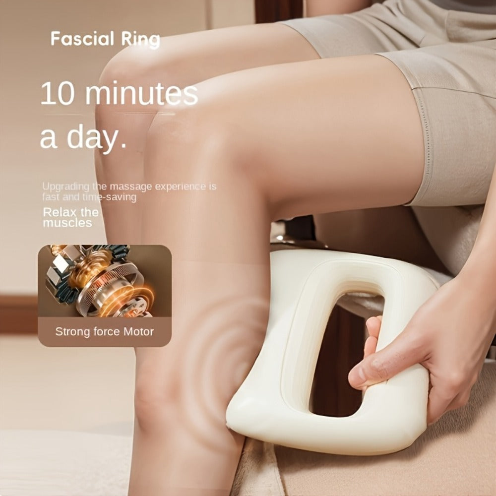 Fascia Ring with 8 High-Frequency Vibration Modes and Ergonomic Grip for Full Body Muscle Relief