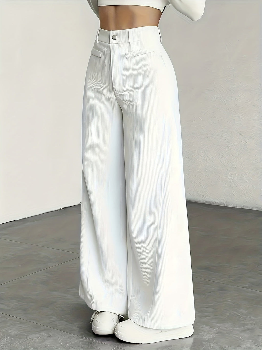 Nora | High-Waisted Wide-Leg Trousers