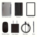 Android Tablet PRITOM 10.1-Inch 2-in-1 with Android 14, 128GB Internal Storage and 8000mAh Battery