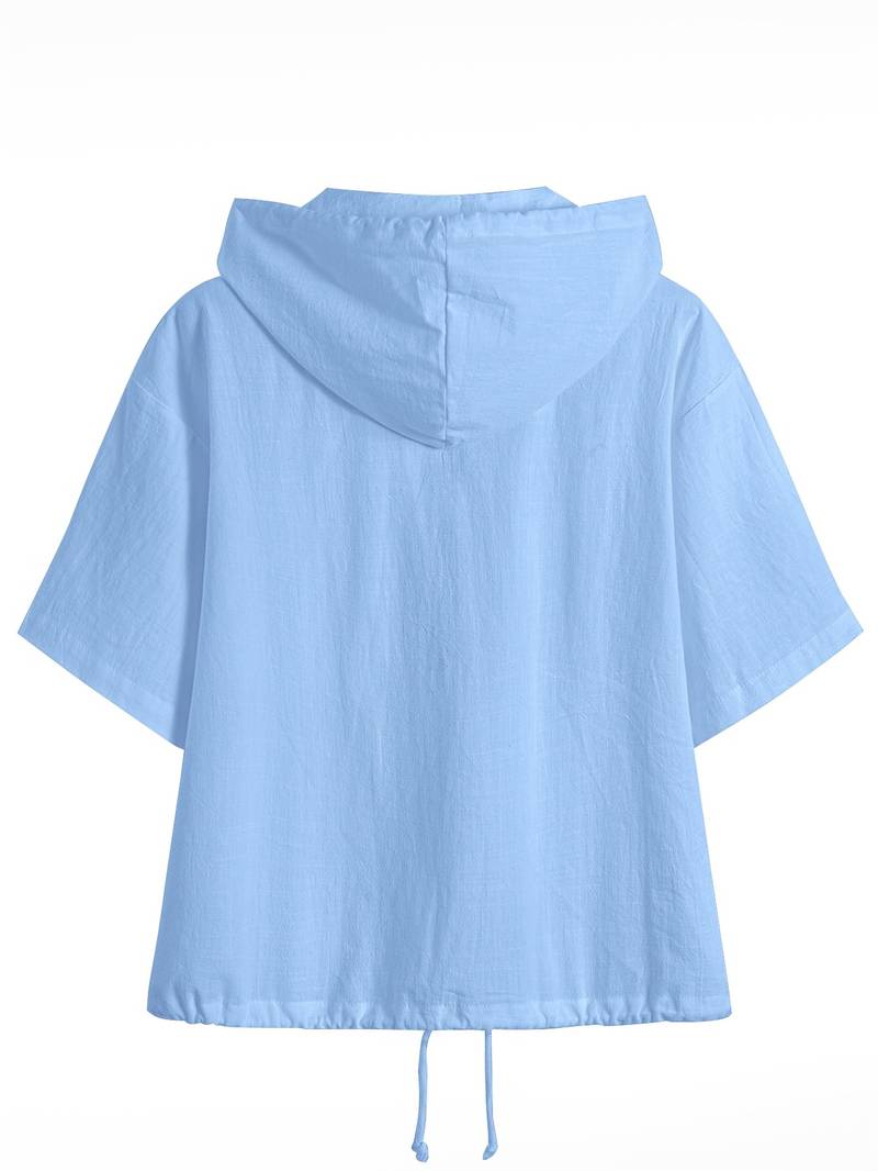 Alice | Klassisches kurzärmeliges Kapuzenshirt
