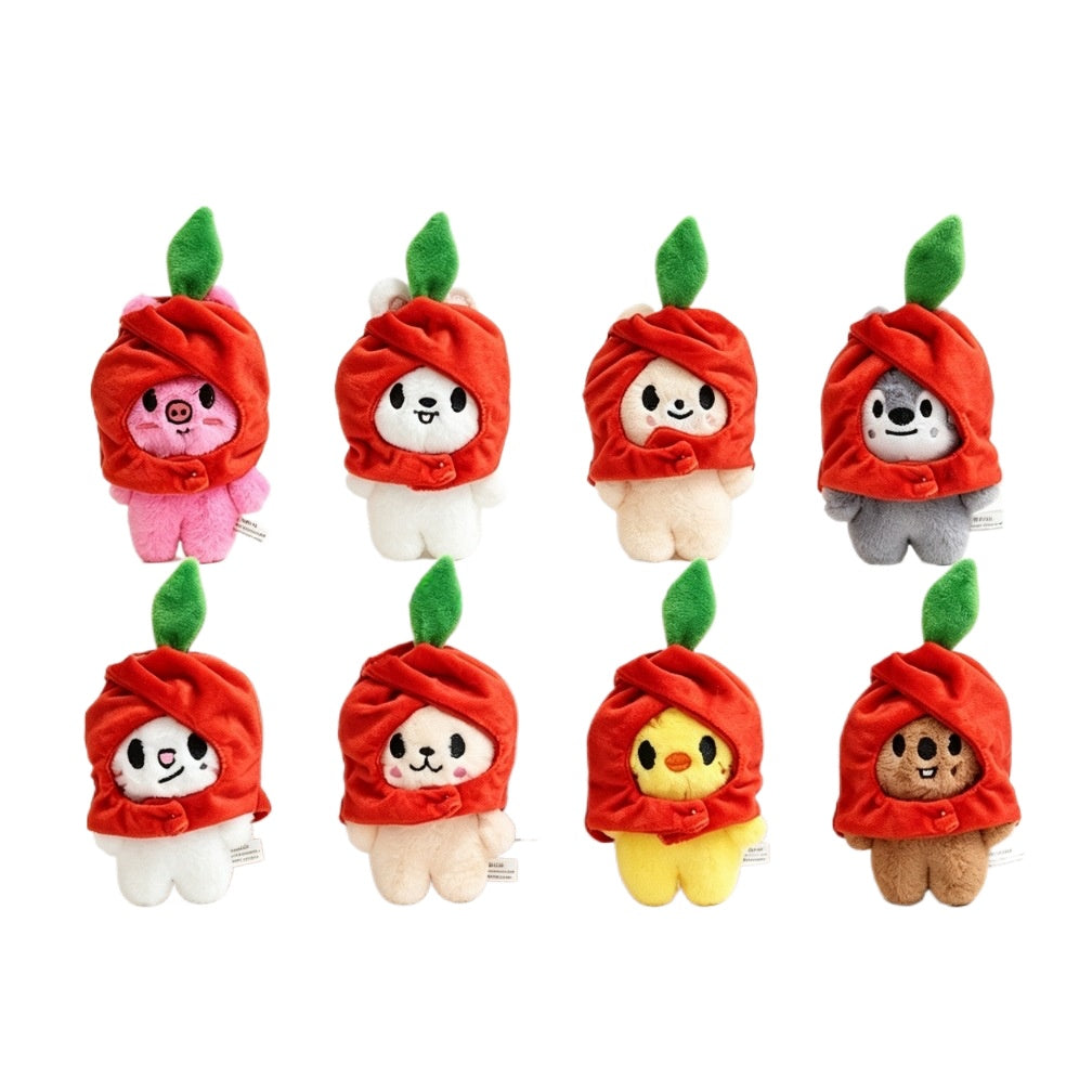 SKZOO Apple Hood Plush Pendant - Stray Kids merch