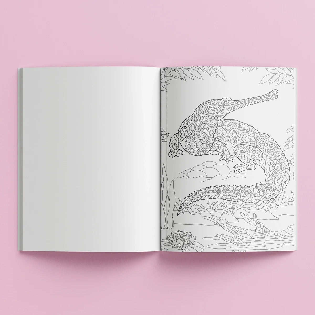 Adult Colouring Book – Tropical Botanical