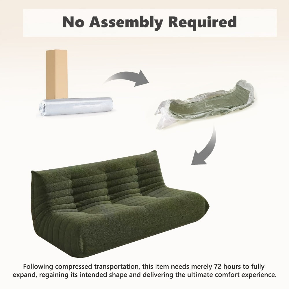 Bean Bag Chair, Soft Floor Lounger for Comfortable Everyday Seating