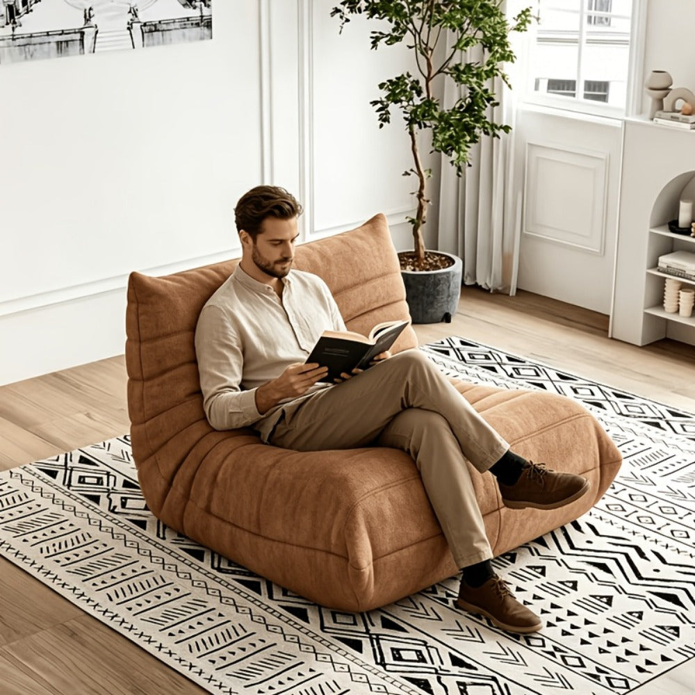 Bean Bag Chair, Soft Floor Lounger for Comfortable Everyday Seating