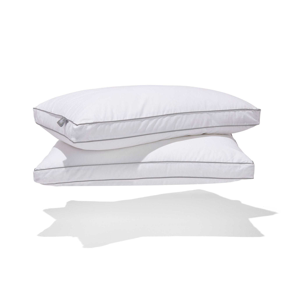 Canadian Down & Feather Company Gel Microfiber Down Alternative Pillow, Medium Support 2 Pack