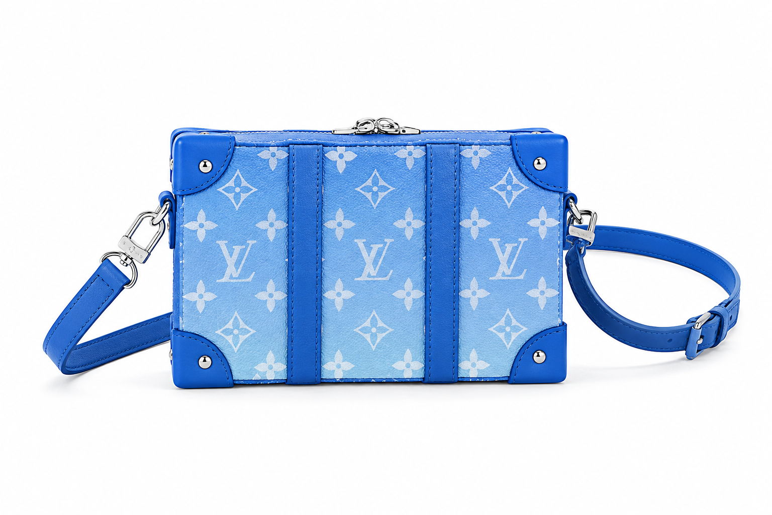 Louis Vuitton Soft Trunk Mini Crossbody – Monogram Clouds Blue