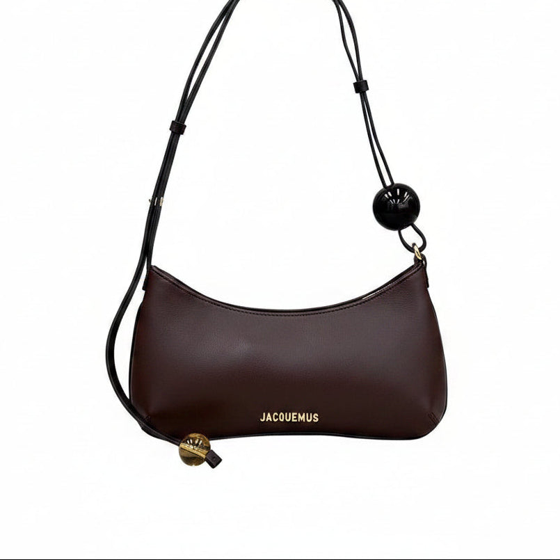 Jacquemus Suede Rectangular Shoulder Bag – Brown