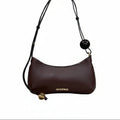 Jacquemus Suede Rectangular Shoulder Bag – Brown
