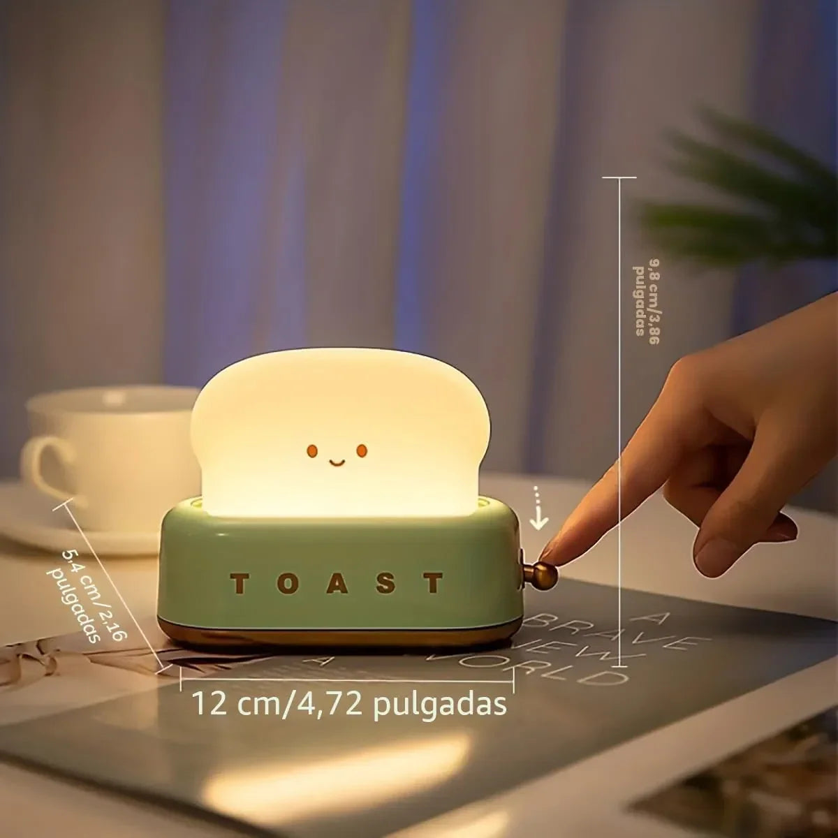 Novelty Cartoon Bread LED Nightlight
