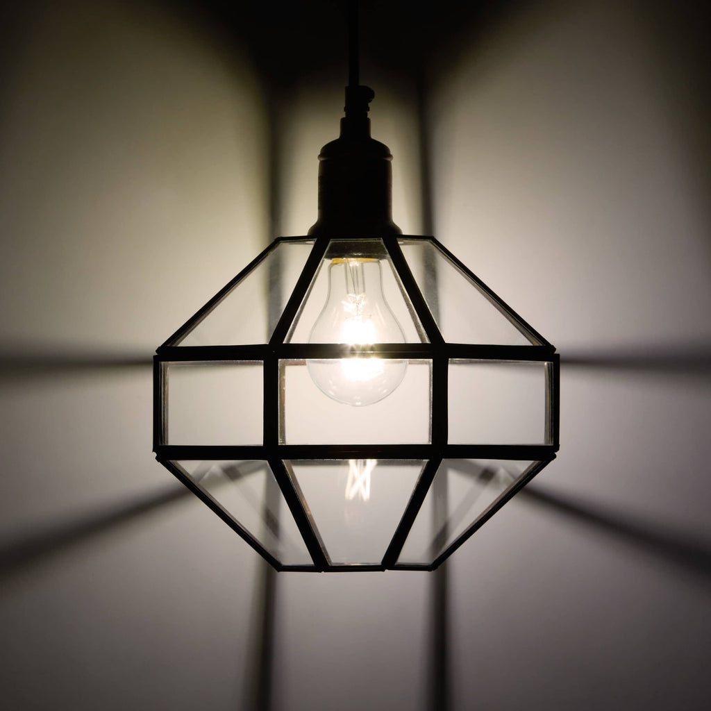 River of Goods Bohemian Clear Globe Shade Pendant Light
