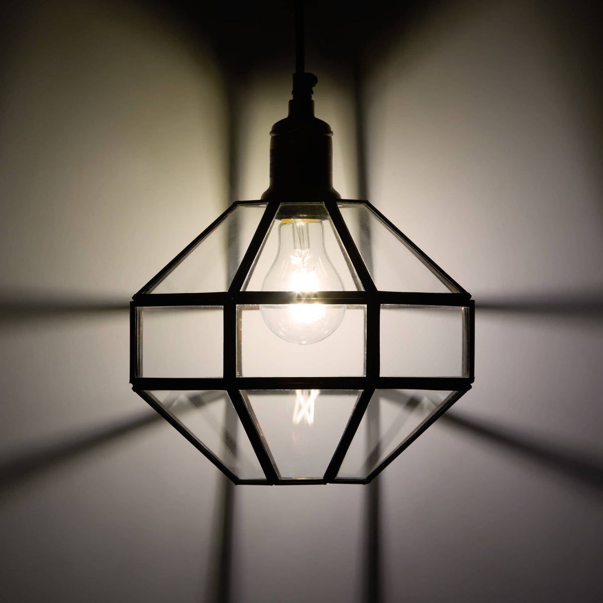River of Goods Bohemian Clear Globe Shade Pendant Light