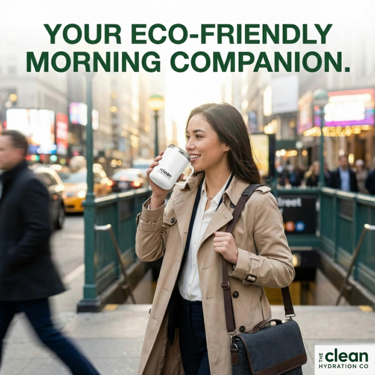 The Clean Hydration Co. Insulated Travel Mug
