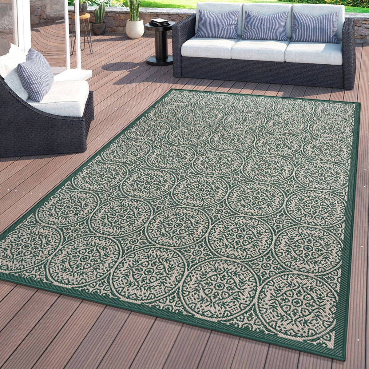 World Rug Gallery Palm Collection 7'10 x10'