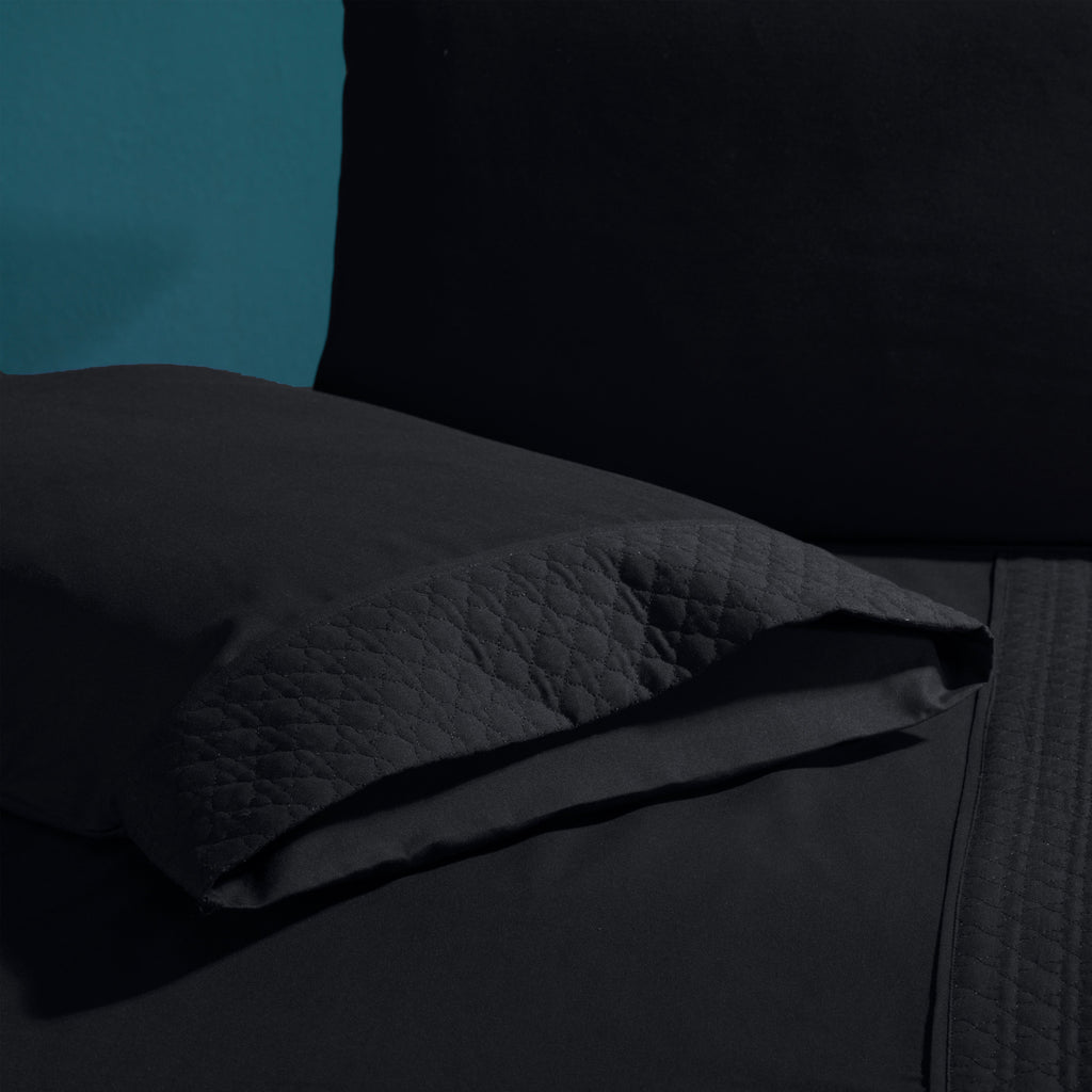 Elegant Comfort Quilted 4-Piece Sheet Set, Premium Hotel Quality