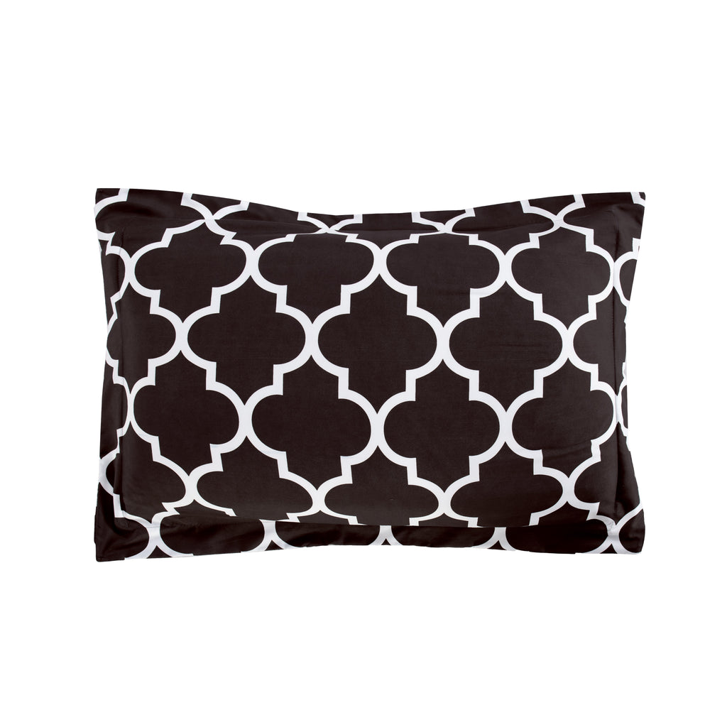 Elegant Comfort 3-Piece Moroccan Trellis Reversible Comforter Set