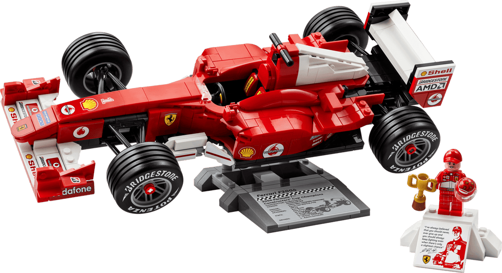 11375 LEGO® Icons Set Ferrari F2004 et Michael Schumacher F1