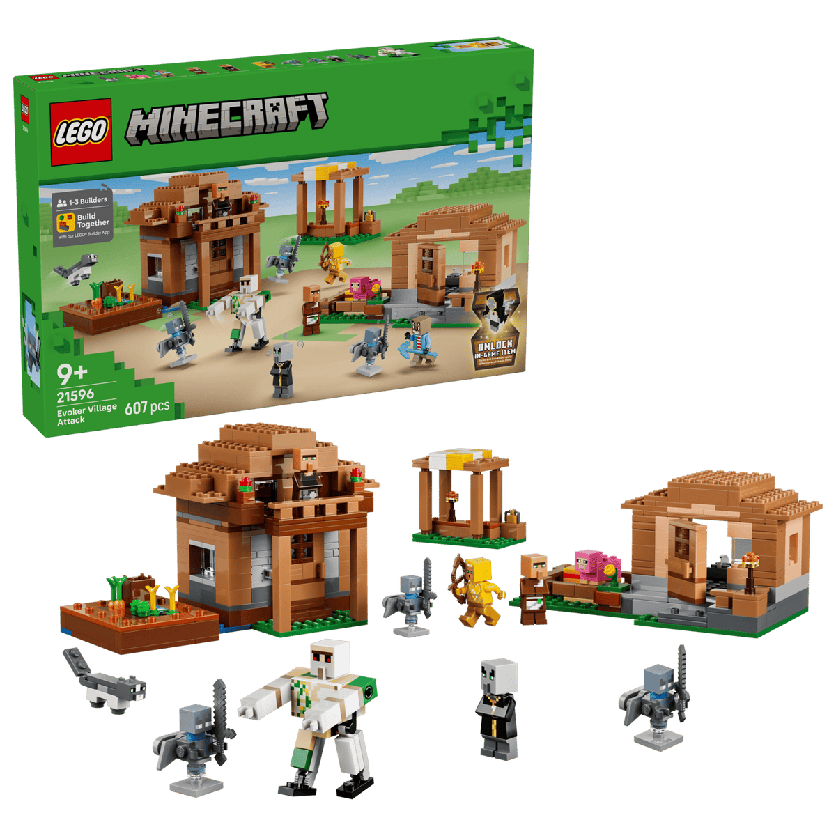 21596 Lego Minecraft Attaque au village de l'Évocateur