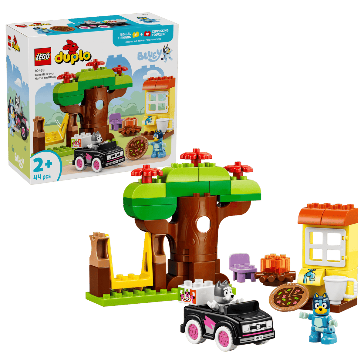 10469 Lego Duplo Pizzaiolo avec Muffin et Bluey