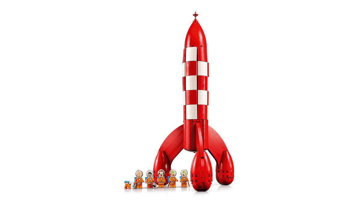 21367 LEGO Ideas Ensemble de collection Razzo Lunare di Tintin