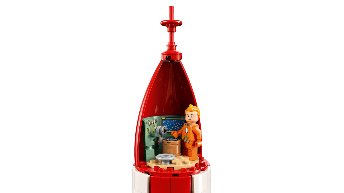 21367 LEGO Ideas Ensemble de collection Razzo Lunare di Tintin