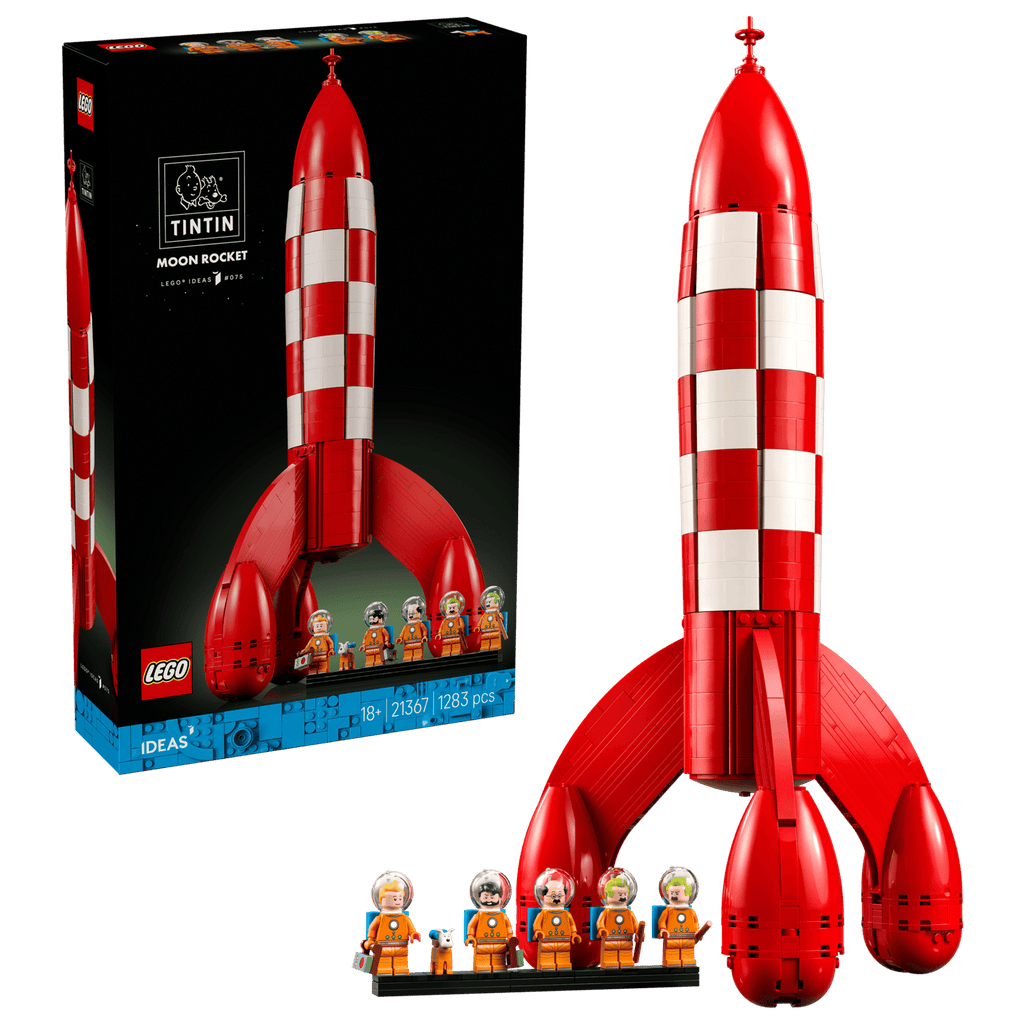 21367 LEGO Ideas Ensemble de collection Razzo Lunare di Tintin