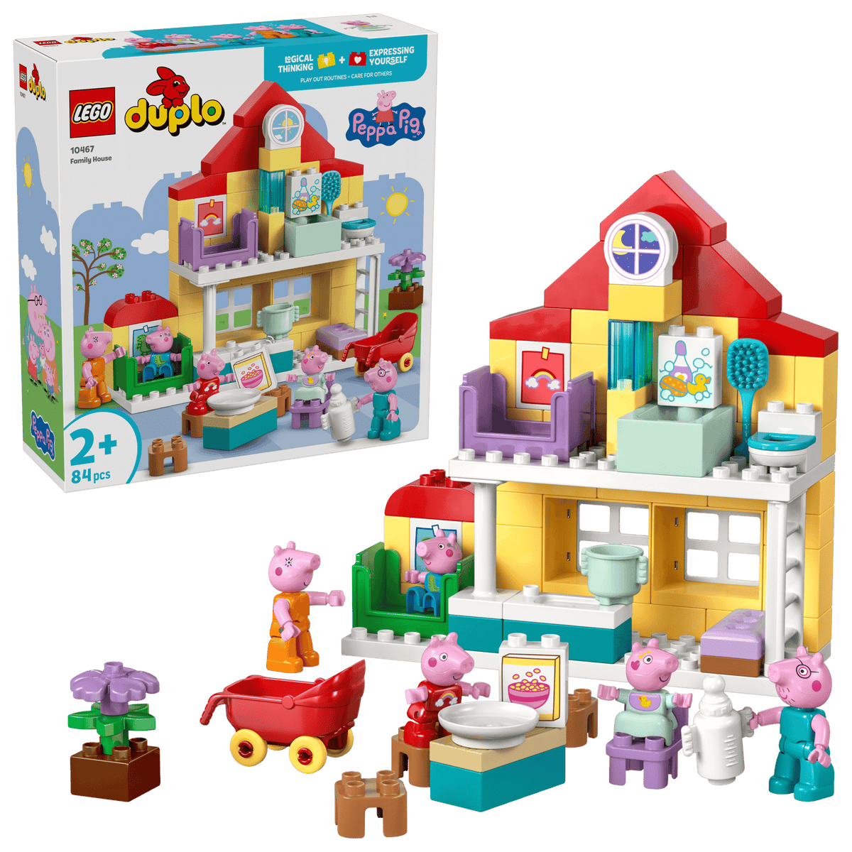 10467 Lego Duplo Maison familiale Peppa Pig
