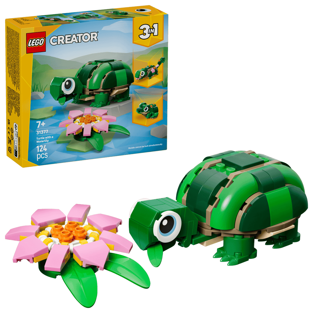 31377 LEGO Creator Tortue avec fleur de nénuphar