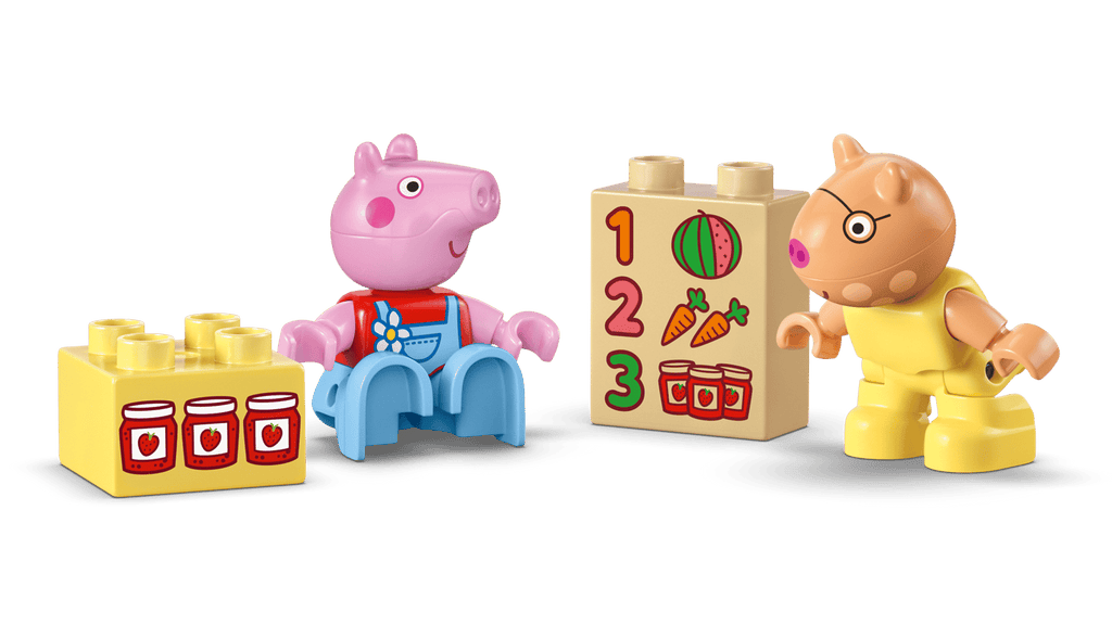 10468 Lego Duplo Tracteur et marché Peppa Pig