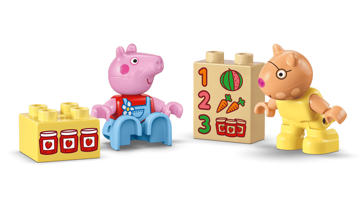 10468 Lego Duplo Tracteur et marché Peppa Pig