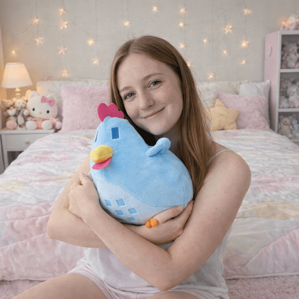 Kawaii Stardew Valley Chicken Plushie