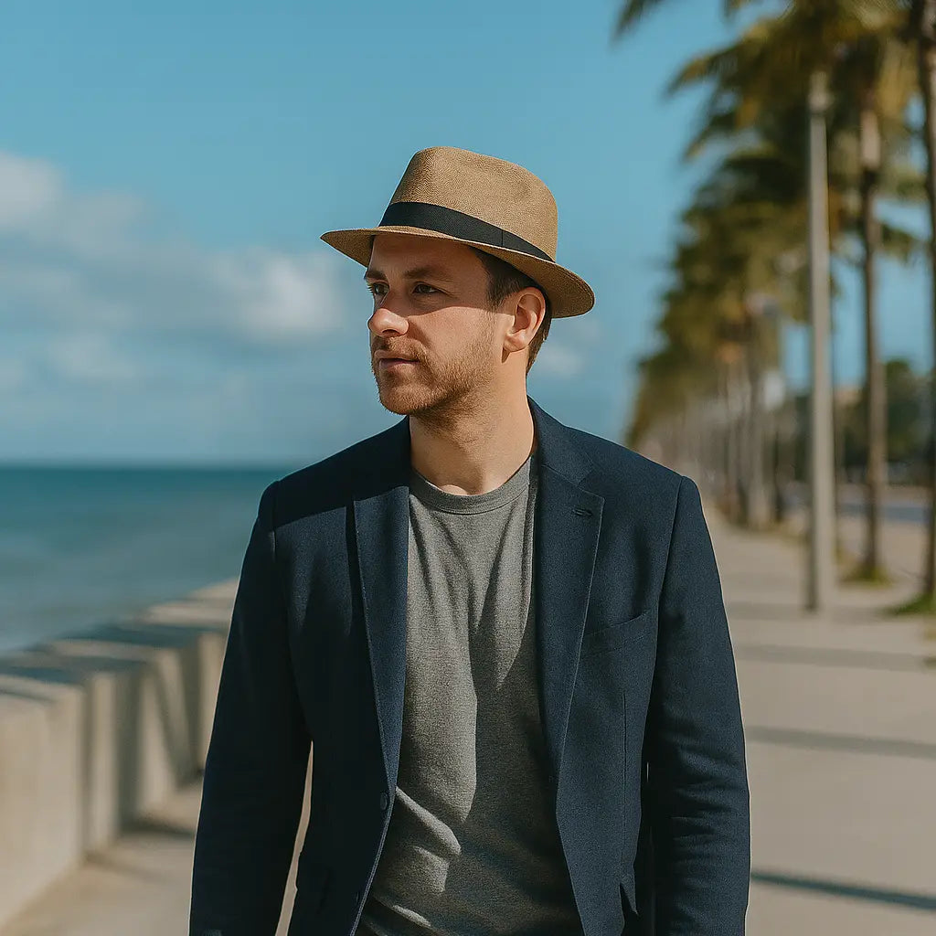 Classic Handmade Panama Straw Hats for Men