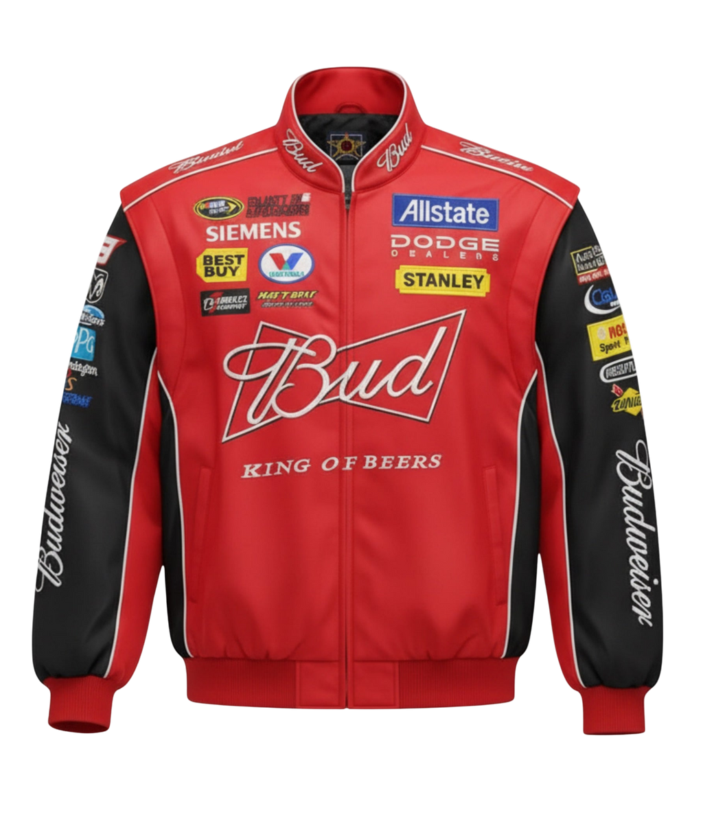 Budweiser Racing Vintage Jacket - NASCAR Red Edition