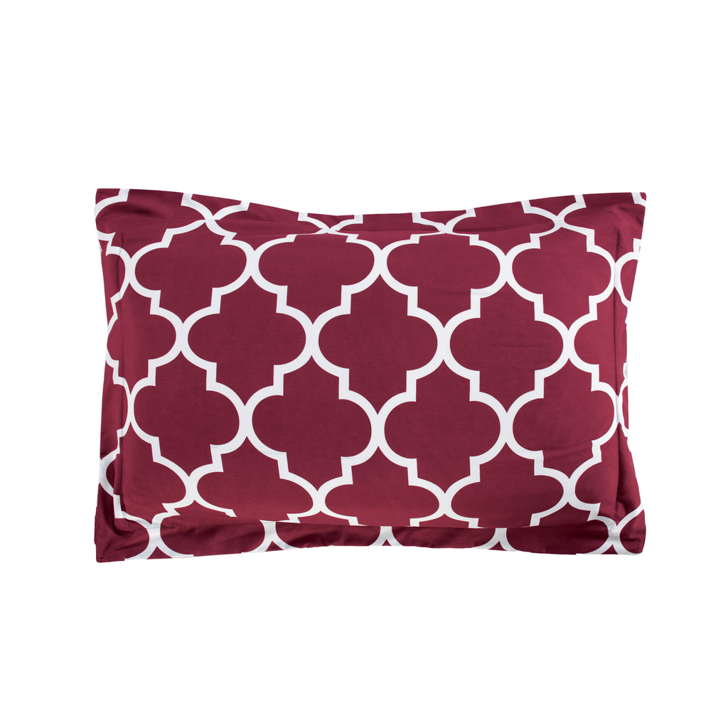 Elegant Comfort 3-Piece Moroccan Trellis Reversible Comforter Set