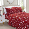Elegant Comfort 6-Piece Christmas & Holiday Sheet Set - Soft as a Hotel Premium Quality