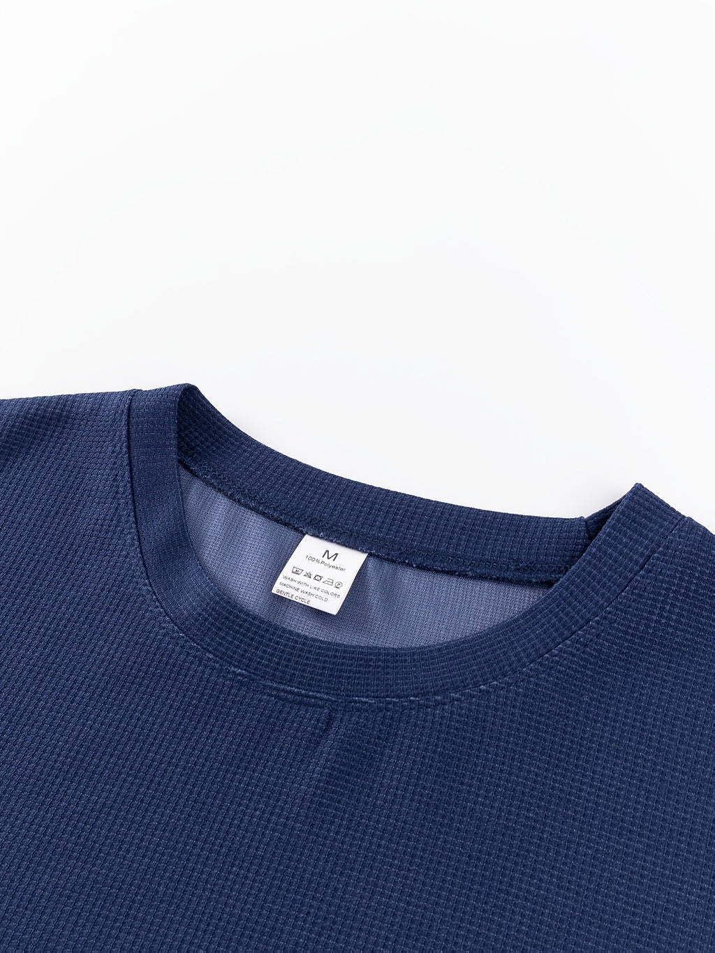 Frederick | Langarmshirt in strukturierter Waffelstrick-Optik