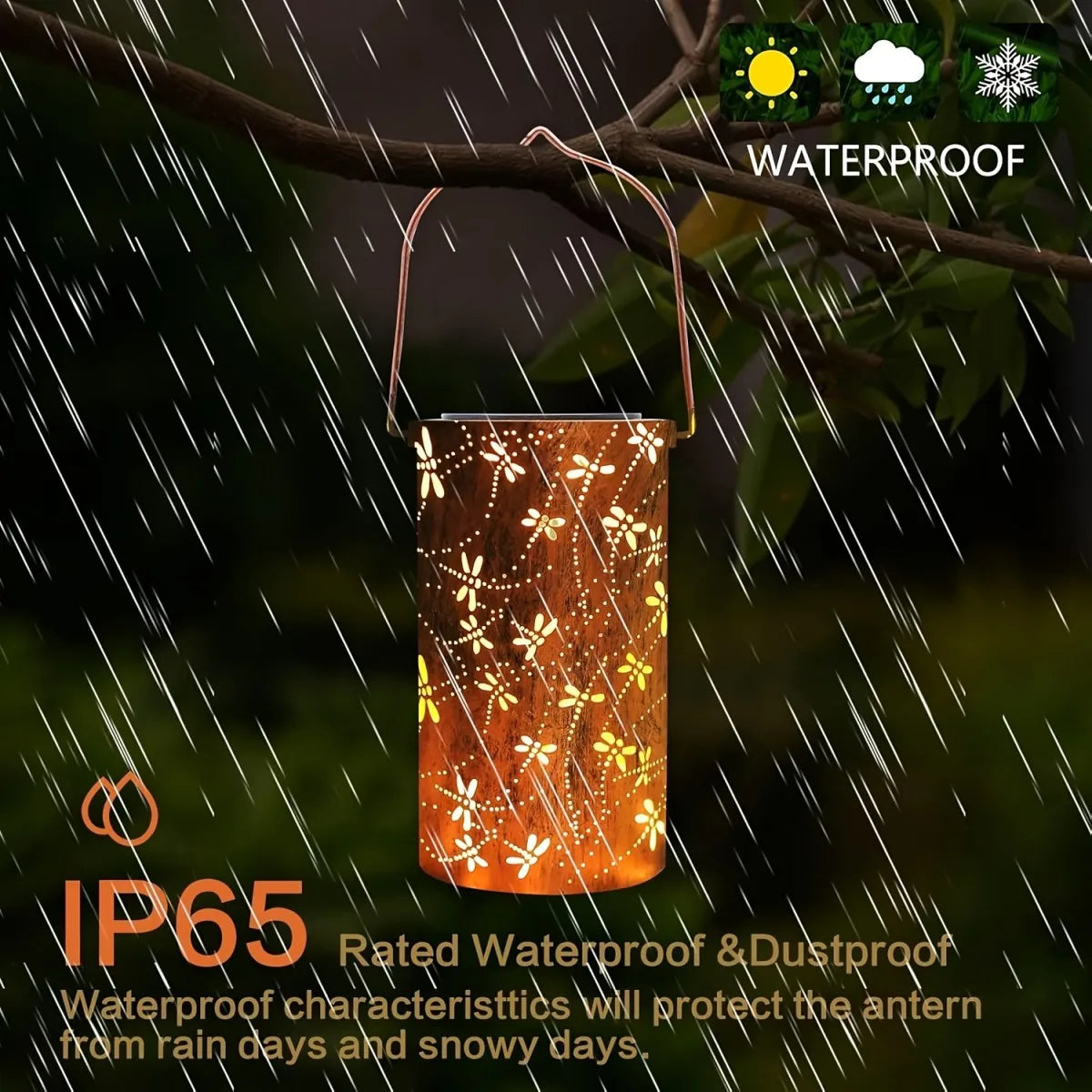 Dragonfly Hollow Solar Lantern
