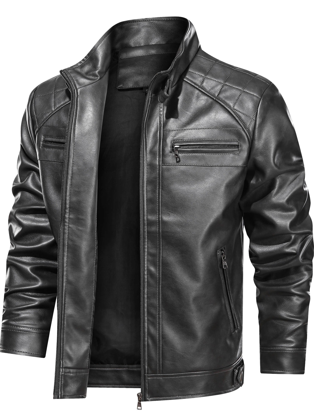 Rafael | Zip-Up Biker Jacket
