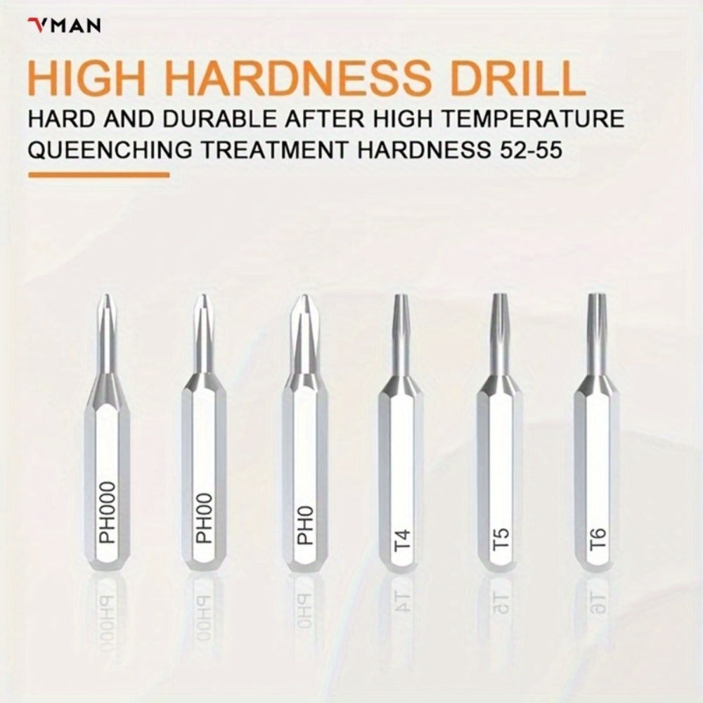 Electric Precision Screwdriver for Electronics Repair, Rechargeable 142-in-One Tool Kit with 120 Bits and 22 Tools