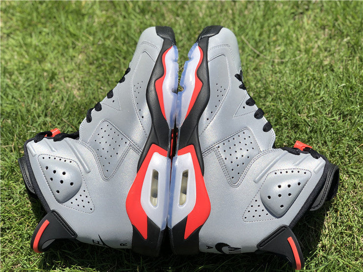Air Jordan 6 Retro SP Reflections of a Champion – Reflective Silver / Infrared / Black