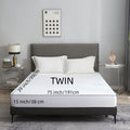 Two-Piece White Fitted Mattress Protector Set in Twin, Full, Queen or King 15-Inch-Pocket Checkouts
