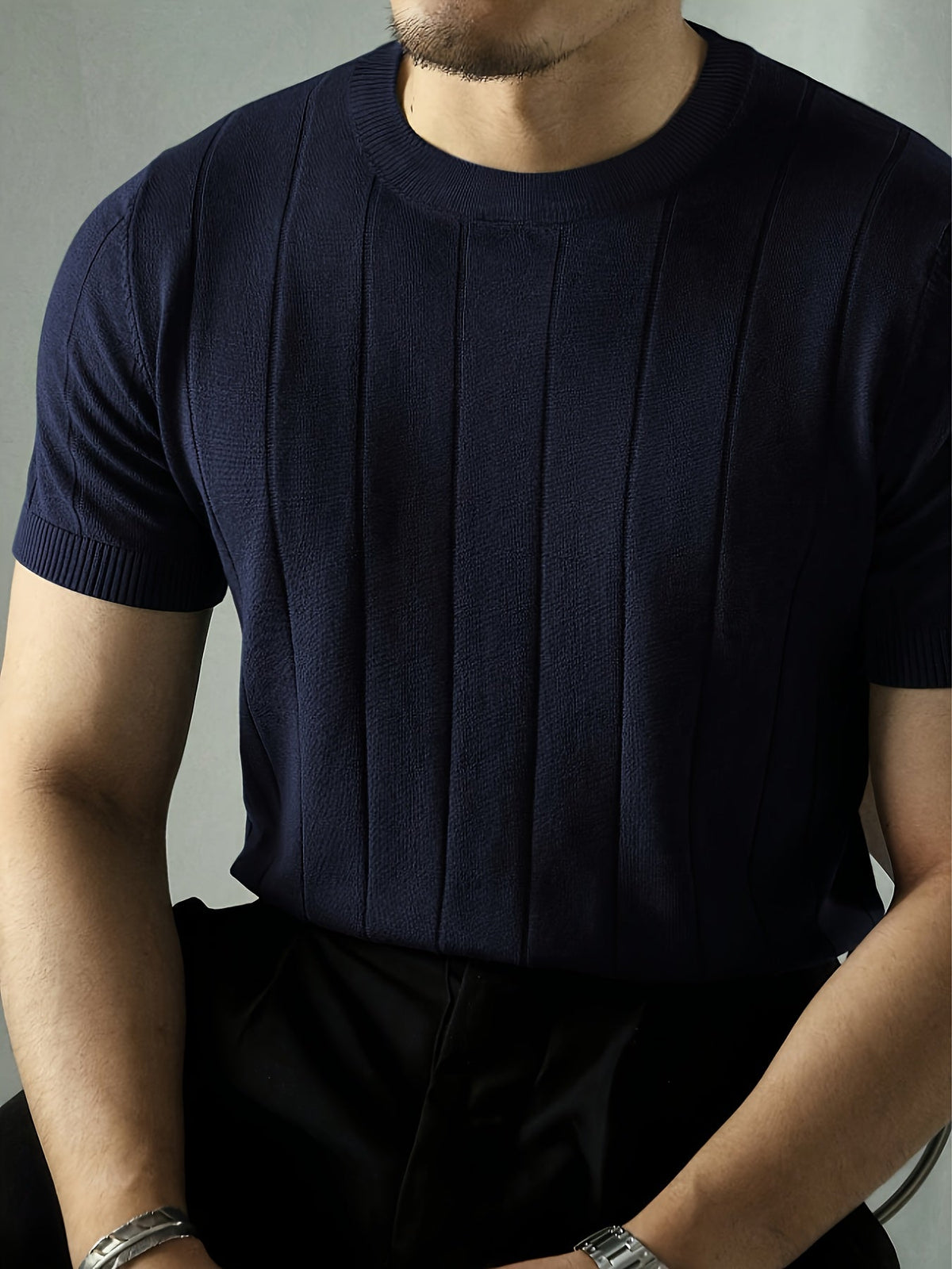 Julian | Ribbed Short-Sleeve Top