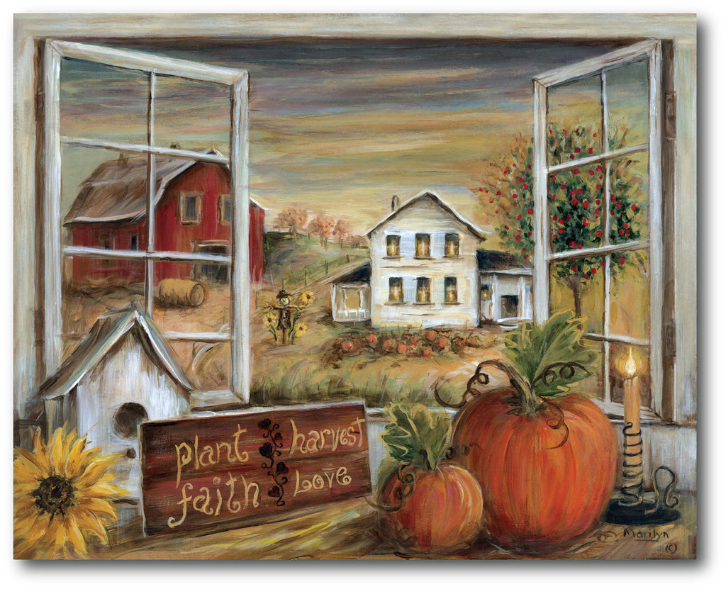 Plant Faith, Harvest Love Gallery-Wrapped Canvas Wall Art